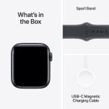 Apple Watch SE | GPS | 40mm | M/L | Midnight Aluminium Case with Midnight Sport Band | MXE93HN/A