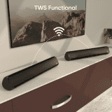 iGear immerse Bluetooth soundbar |  20 W | 2.0 Channel | Inbuilt SubWoofer | Black