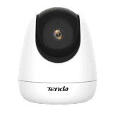 Tenda CP3 Security Pan/Tilt Smart Camera | 360° All-Round Vision | 1080P HD Wireless | White
