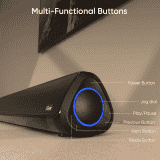 iGear immerse Bluetooth soundbar |  20 W | 2.0 Channel | Inbuilt SubWoofer | Black