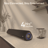 iGear immerse Bluetooth soundbar |  20 W | 2.0 Channel | Inbuilt SubWoofer | Black