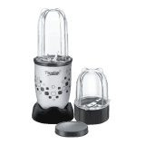 Prestige NutriMix 2.0 Mixer Grinder | 350W | 2 Multipurpose Jars | Black & Grey