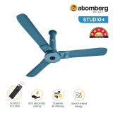 Atomberg Studio+ BLDC Ceiling Fan | 1200 mm | Aegean Blue | FG0235