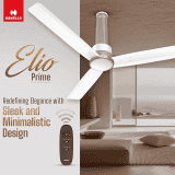 Havells Elio Prime BLDC High Air Ceiling Fan | 5 Star | Remote Controlled | Mist Pearl White
