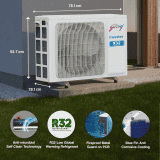 Godrej 1.5 Ton 3 Star 5 In 1 Convertible Cooling Split Inverter AC | Cypress Wood | SIC 18VTC3 WYB CYP