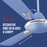 Havells Festiva ES Ceiling Fan | 1200mm | Ocean Blue