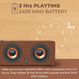 iGear Ensemble Wooden Portable Soundbar | 20 W | Brown