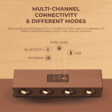 iGear Ensemble Wooden Portable Soundbar | 20 W | Brown
