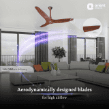 Orient Aeroquiet Silent Ceiling Fan | 1230mm | Wooden Finish