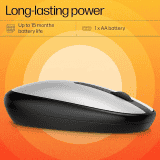 HP 240 Bluetooth Mouse | Compact Size | Silver