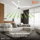 Orient Electric EcoTech Supreme Ceiling Fan | 5 Star | 1200 mm | BLDC Motor | 3 Blade | White