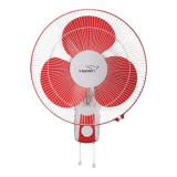 V Guard Glado STD Wall Fan | 1330 RPM | White Red