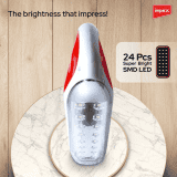 Impex Rechargeable LED Lantern | White & Red | IL 677