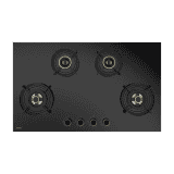 Hafele 4 Burner Hob Vesta Series | 90 cm | Black | VESTA 490
