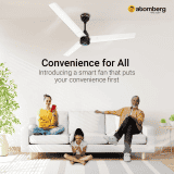 Atomberg Renesa Smart BLDC Ceiling Fan | Remote Control & LED Indicators | 1200 mm | 5 Star | White & Black