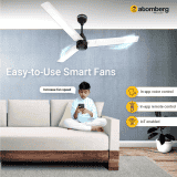 Atomberg Renesa Smart BLDC Ceiling Fan | Remote Control & LED Indicators | 1200 mm | 5 Star | White & Black