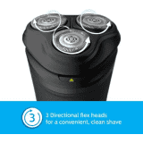 Philips S1121/45 Shaver For Men | Black & Blue