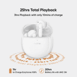 realme Buds Air Pro Active Noise Cancellation Enabled Bluetooth Headset | True Wireless | White