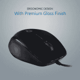 DSelect Dell Exclusive Wired Mouse | Black | DS111