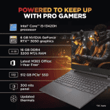 HP Victus Gaming Laptop | Intel Core i5 13th Gen 13420H | 16 GB | 512 GB SSD | 6 GB Graphics NVIDIA GeForce RTX 3050 | Mica Silver | 15-fa2700TX