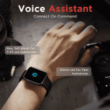 boAt Wave Connect Smartwatch | 4.64 cm (1.69 Inch) HD Display | Bluetooth Calling | Charcoal Black