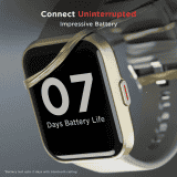 boAt Wave Connect Smartwatch | 4.64 cm (1.69 Inch) HD Display | Bluetooth Calling | Cool Grey