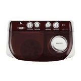 LG Semi Automatic Top Load Washing Machine | 8Kg | Maroon and White