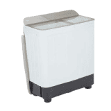 Haier Semi Automatic Washing Machine | 7 Kg | Toughened Glass | White | HTW70-178N
