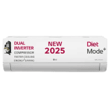 LG 6 in 1 Convertible Dual Inverter Split AC | 2 Ton | 3 Star | Copper Condenser | USNQ24ENX.ANLG