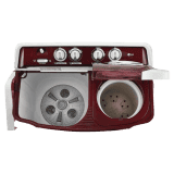 LG Semi Automatic Top Load Washing Machine | 8Kg | Maroon and White