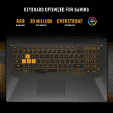 ASUS TUF A15 Gaming Laptop | AMD Ryzen 7 Octa Core 7435HS | 16 GB | 512 GB SSD | 4 GB Graphics NVIDIA GeForce RTX 2050 | Graphite Black | FA566NFR-HN259W