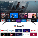 TCL 4K Ultra HD Smart QD Mini LED Google TV | 139 cm (55 inch) | Black | 55C755