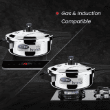 Ultra Triply Krono Pressure Cooker | 3.5 L | Stainless Steel