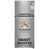 LG Double Door Refrigerator | 398 L | 2 Star | Frost Free Smart Inverter | Shiny Steel | GL-S422SPZY FPZZEBN