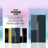 Haier Side by Side Refrigerator | 598L |  3-Star |  Expert Inverter | Grey Onyx Glass | HRT-683GOG-P