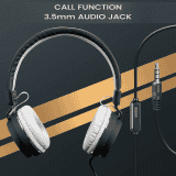 Zebronics Zeb Storm Wired On Ear Headphone | 3.5mm Jack | Black