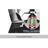 Bosch TrueMixx Juicer Mixer Grinder | 750 W | 4 Jars | Black | MGM6644BIN
