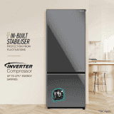 Panasonic Double Door Bottom Mount Refrigerator | 357 L | 2 Star | Prime Convertible 6 Stage Smart Inverter Frost-Free | NR-BK418BGMN