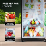 Godrej Frost Free Inverter Double Door Refrigerator | 272 L | 2 Star | Oak Wood | RT EONVOGUE 310B RI OK WD
