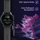 Fastrack Vivid Pro Smart Watch | Functional Crown | Black