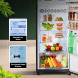 Godrej Frost Free Inverter Double Door Refrigerator | 272 L | 2 Star | Oak Wood | RT EONVOGUE 310B RI OK WD