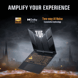 ASUS TUF Gaming F16 Gaming Laptop | Intel Core 5 210H | 16 GB | 512 GB SSD | 4 GB Graphics NVIDIA GeForce RTX 3050A | 144 Hz | Mecha Gray | FX607VB-RL076WS