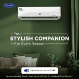 Carrier 12K XCEL Lumo FXI Alpha Hybridget Air Conditioner | 1 Ton | 3 Star | White