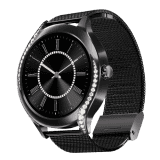 boAt enigma Gem Smartwatch | AMOLED Display | Single Chip BT Calling | Metallic Black