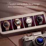 boAt Enigma Daze Smartwatch | Functional Crown, SOS with Location Tracking, Watch Face Studio | Metallic Gold