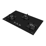 PureFlames Cook Hob | Auto Ignition | Black | Sport90