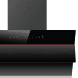 Hafele Renata Inclined 90 Wall Mounted Chimney | 90cm | Black