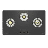 Pureflames Ray 70 Gas Hob | 3 Burners | Black