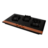 Faber Utopia Hob | 90 cm | 3 Burner | Black | HT 903 BR CI