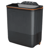Lloyd Semi Automatic Top Load Washing Machine | 8 kg | 5 Star | Grey | GLWS805EXAVG
